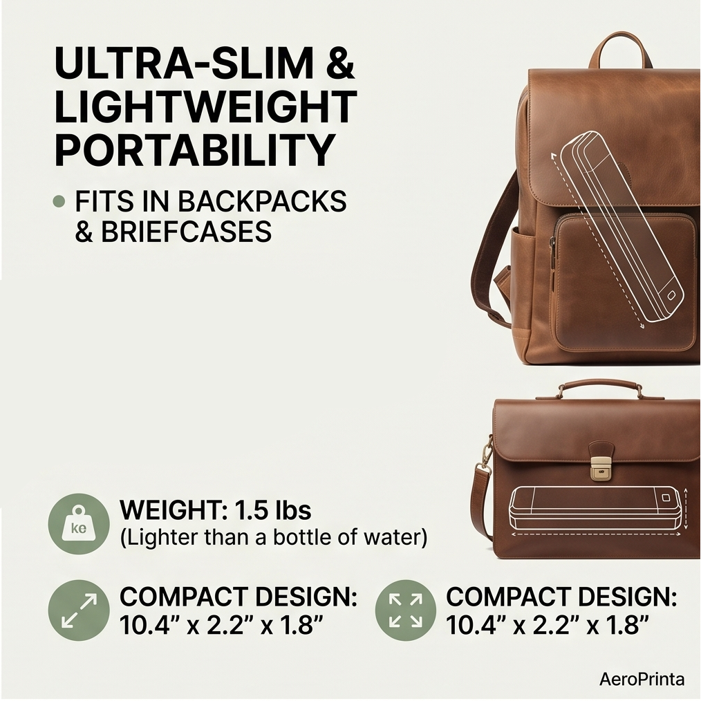 NomadPrint™ - Wireless Inkless A4 Printer